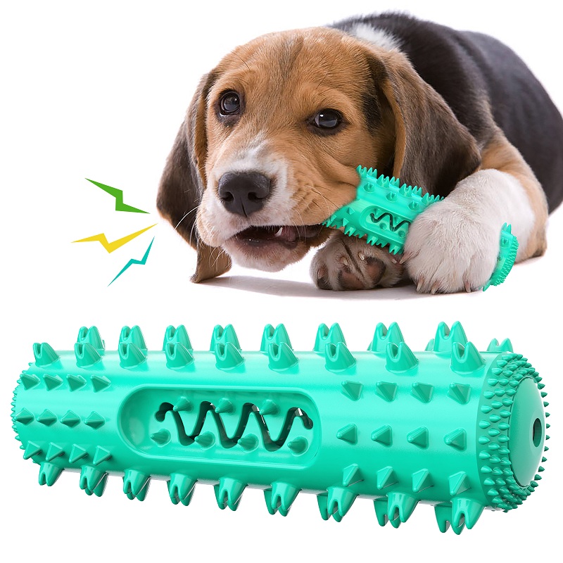 Amazon Best Seller TPR Làm sạch răng Răng cưa Răng hàm Thanh cho chó Bàn chải đánh răng Chew Squeaky Đồ chơi cho chó cưng