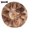 Cà vạt màu nhuộm Gradient Nhà máy thú cưng Gốc lông xù lông tròn giả lông thú cưng Mèo ấm cúng Cuddler Calming Donut Dog Bed