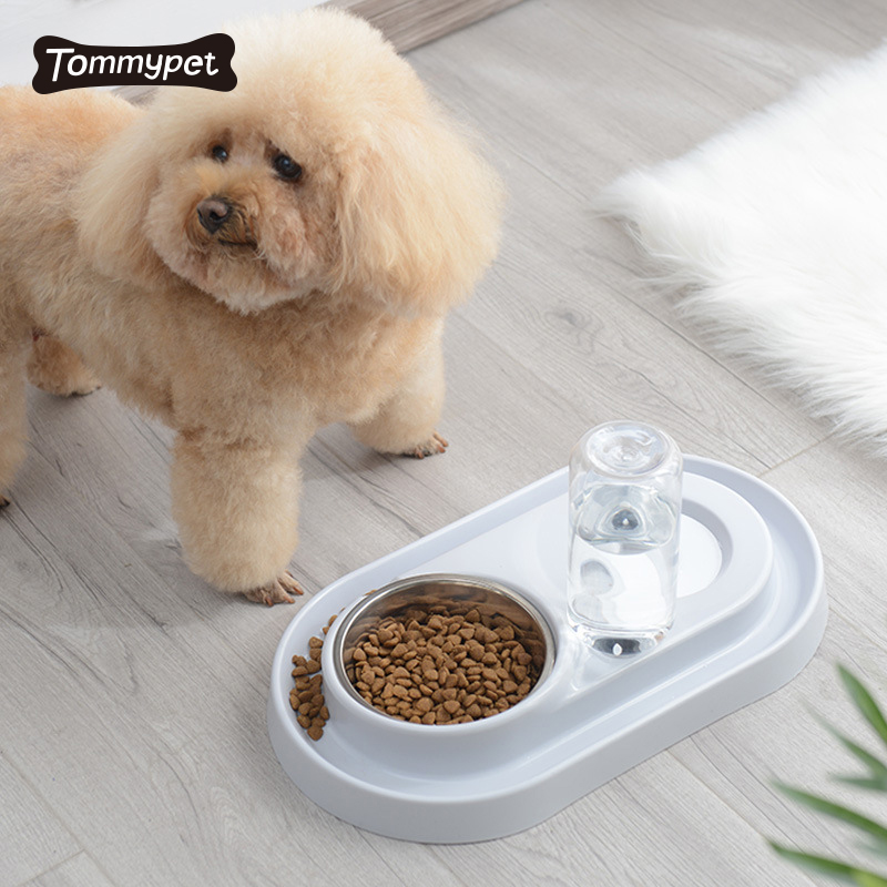 Sang trọng thông minh tự động tự động cho chó cưng Máy lọc nước thức ăn cho mèo Chai đựng thức ăn cho thú cưng