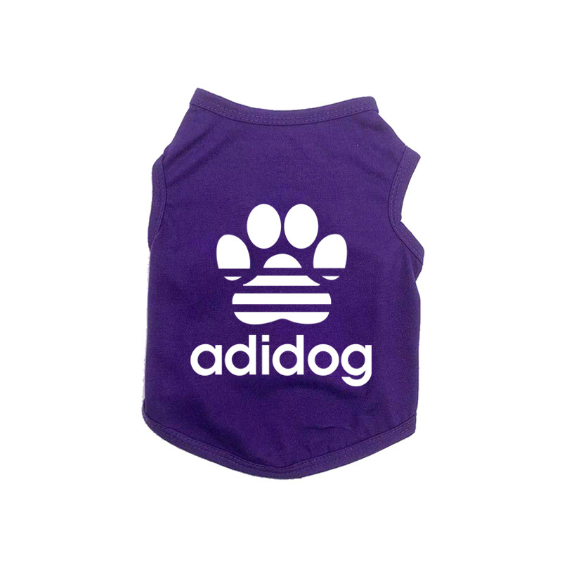 Quần áo cho chó sang trọng Quần áo Adidog Thú cưng Roupas Thời trang Thú cưng Quần áo cho chó Quần áo thiết kế quần áo